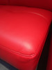 Red Simulation leather  Sofa 4 seat (TJR052-001)