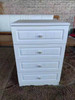 Solid wood 4 drawer high chest lowboy