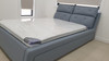 luxury queen size leather bed frame