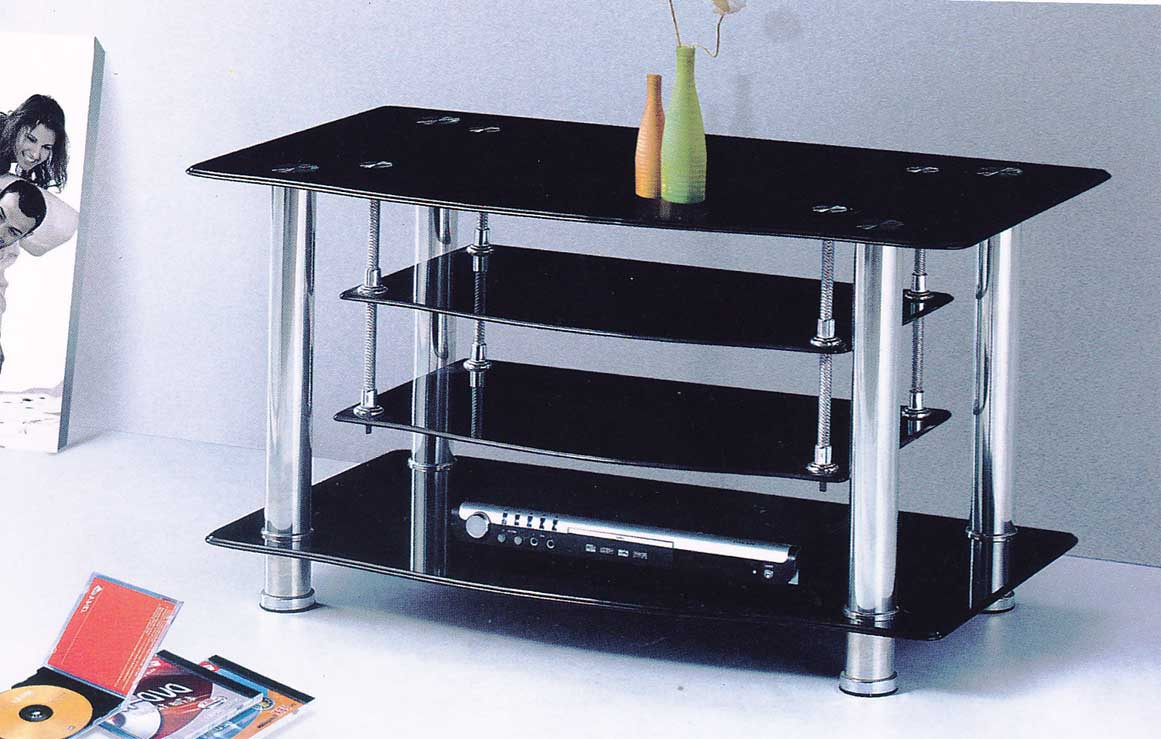 Glass TV unit with 119,1 metre long