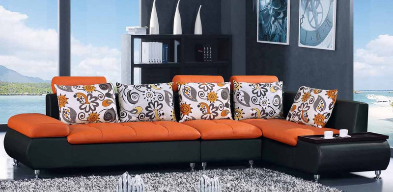 Modern orange Cheap lounge