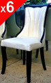 crocodile print look dining chair