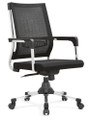 Office Chair Lumbar Support Mesh Chair Computer Desk Task Chair with Armrests