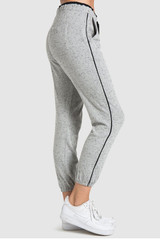 Bella Dahl Contrast Edge Sweat Pant (Heather Grey)