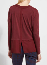 Linnea Top - Nocturnal Red