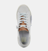 Zina White Natural Leather Sneaker