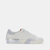 Zina White Natural Leather Sneaker