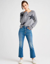 Francis Star Sweater - Mid Heather Grey