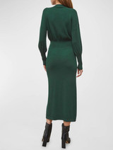 Harlan Cashblend Crew-Neck Midi Sweater Dress - Balsam