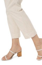 Kelsey Trouser With Side Slit - Roman Stone