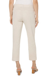 Kelsey Trouser With Side Slit - Roman Stone