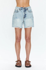 Devin High Rise Mom Cut Off Short - St. Tropez