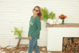 Weekend Raglan Crew Neck Cotton Sweater 