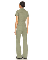 Martina Short Sleeve Flare Jumpsuit - Colonel