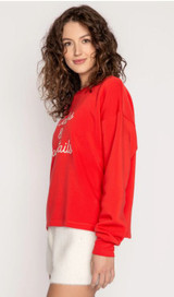 Cabins & Cocktails Long Sleeve Top - Scarlett