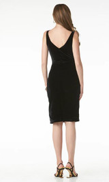 Amaya Velour Dress - Black 