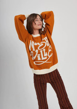 Nashville Terracotta Oversized Sweater 