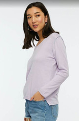 V Neck Sweater - Lavender