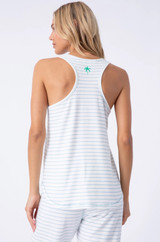 Beach More Worry Less Tank Top - Ivory