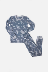 Game Day Kids PJ Set - Charcoal