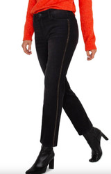 Liv Non Skinny Skinny With Sparkle Trim Detail  - Mirror Cove 