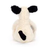 Bashful Puppy Small - Black & Cream 