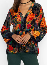 Botina Burnout Blouse - Catalina Blue