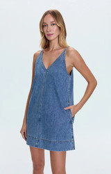 Tavi Denim Dress - Palms