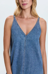 Tavi Denim Dress - Palms