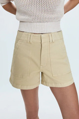 Marissa  High Rise Short - Custard Yellow