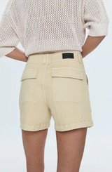 Marissa  High Rise Short - Custard Yellow