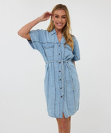 Short Denim Dress 