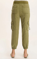 Darri Embroidered Pull-on Soft Twill Jogger - Thicket Pigment