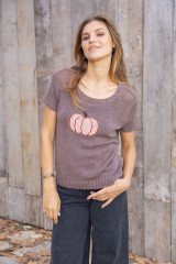Pumpkin Tee Cotton - Dark Dusk 