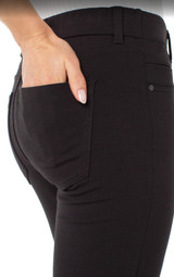 Gia Glider Slim 29" Inseam - Black
