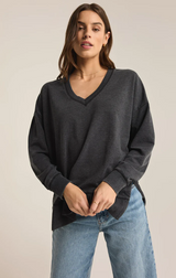Modern V-Neck Weekender- Jet Black