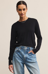 The Perfect Layer Sweater- Black The Perfect Layer Sweater- Black