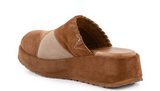 Whammy Platform Mule- Brown Multi Suede Whammy Platform Mule- Brown Multi Suede