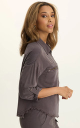 Knapp Button Up- Charcoal