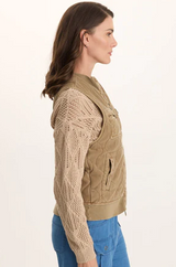 Aeric Quilted Vest- Plateau Pigment