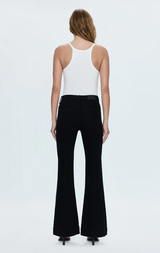 Kinsley Mid Rise Ultra Flare- Noir