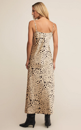 Crystal Savanna Midi Dress- Custard