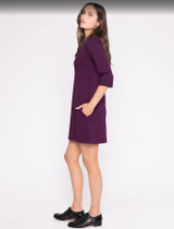 The Classic A-Line Dress - Plum