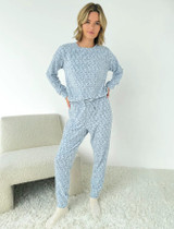 Outline Stars Marna Waffle PJ Set