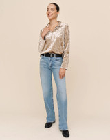 Button Down Shirt - Mocha Softee 