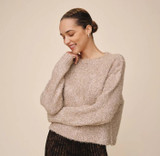 Slouchy Sweater Gold Shimmer 