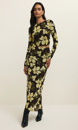 Eda Ren Floral Mesh Maxi Skirt-  Sunnyside