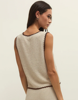 Yessenia Whipstitch Tank - Linen