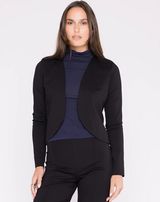 Ponte Knit Bolero- Black