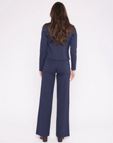 Ponte Knit Bolero- Navy